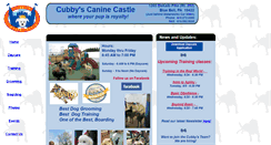 Desktop Screenshot of cubbyscaninecastle.com